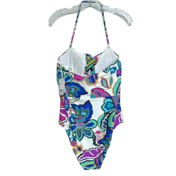 Trina Turk Multicolor Floral One Piece Swimsuit - Picture 6 of 10